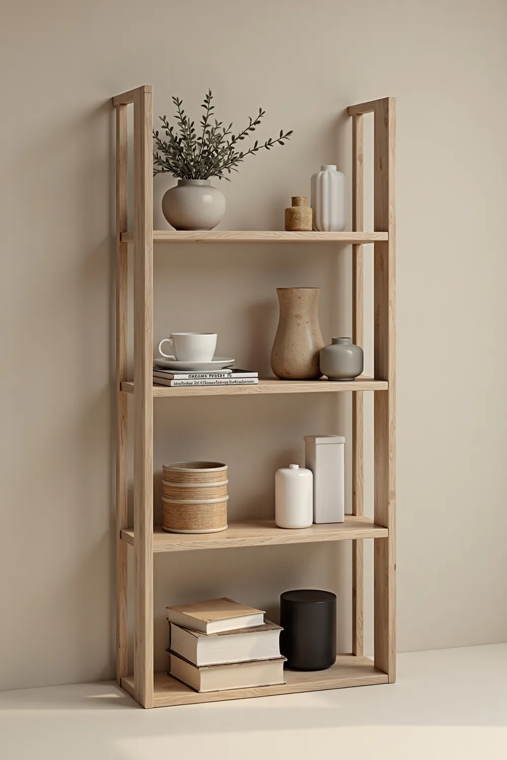 Image Pinterest pour Étagère bois DIY : fabriquer une étagère minimaliste par Philippe Chamois