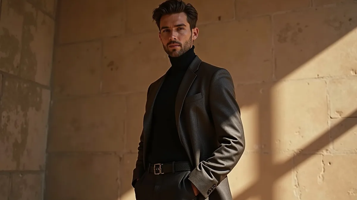 Image éditoriale pour Look brun et noir : l’accord masculin sous-estimé par Philippe Chamois