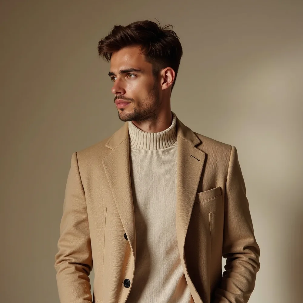 Outfit beige homme : idées modernes et élégantes